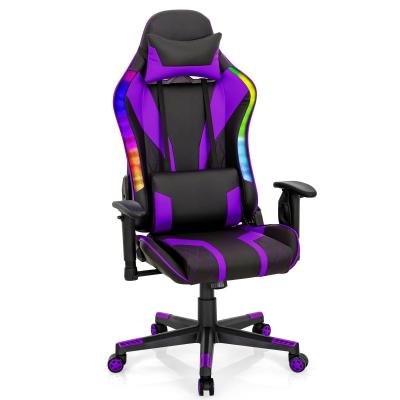 China Ervaar comfort en stijl met ALINUNU's draaiende gaming stoel met RGB LED's Te koop