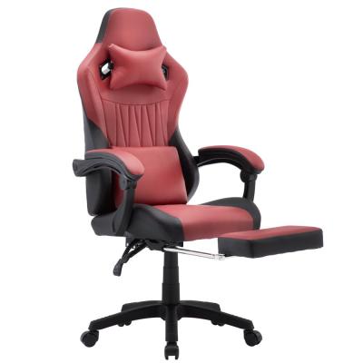 China Silla de juegos de espalda alta Silla de computadora de cuero Silla de carreras ejecutiva Silla de escritorio ergonómica Recabadora en venta