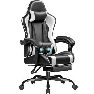 China Adjustable Height Video Game Chair with Footrest Gaming Chair 18.5