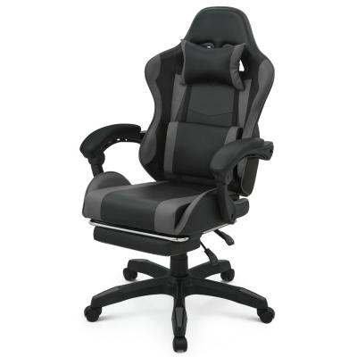 China Computer Office Gaming Chair in Customized Color with Footrest Headrest Lumbar Support for sale