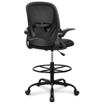 China Flip-up Armrests Executive Ergonomic Chair with Lumbar Support and Metal Type Iron for sale