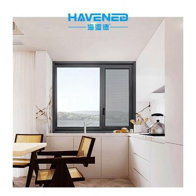 China Swing Thermal And Acoustic Profile Vinyl Casement Windows With Double Tempered Glass for sale