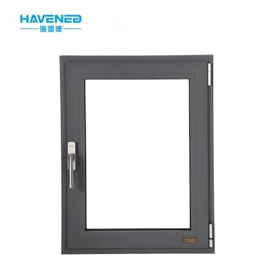 China Aluminum Swing Windows And Doors Design Black Folding Finish Aluminum Casement Window for sale