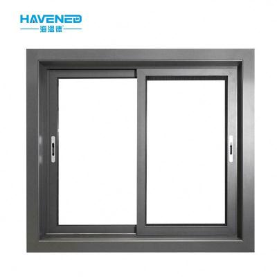 China Factory direct sale simple design aluminum alloy folding glass sliding window screen/casement window for sale