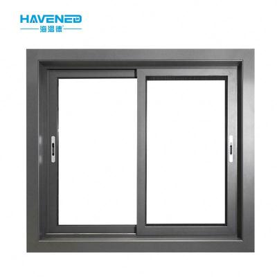 China High Quality Modern Design Folding Screen Window Soundproof Double Glazed Aluminum Sliding Window for sale