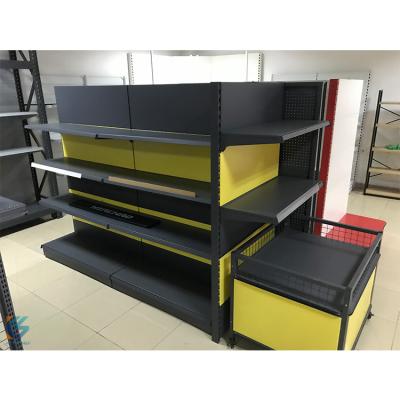 China Single / Double Sided Shelf Market Commercial , Double Sided Supermarket Shelves for sale