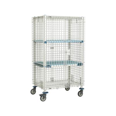 China Stackable Corrosion Protection Steel Stillage Cage Stillages Collapsible For Warehousing Centers for sale