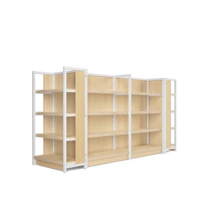 China Single / Double Sided Rack Supermarket Shelf Grocery , Supermarket Product Shelves for sale