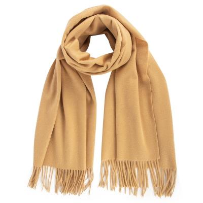 China Wholesale Soft Soft Feeling Fashion Solid Color Pashmina Cashmere Scarf And Shawl For Women for sale