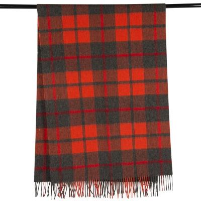 China Factory direct sale women winter triangle cashmere scarf plaid soft smooth feeling shawl for sale