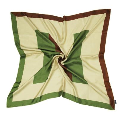 China Wholesale Custom Soft Soft Feeling Luxury Silk Scarf Printed Square 100% Pure Mulberry Silk Scarf For Women for sale