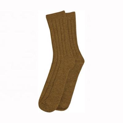 China Factory wholesale unisex custom made 100% pure cashmere super soft bed cuff socks viable for sale