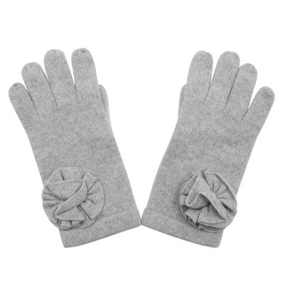 China Comfortable Women Cashmere Wool Knitted Warm Thick Gloves Winter Gloves for sale