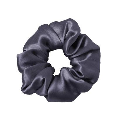 China Fashion Hair Accessories Satin Hair Tie Ropes 100% Mulbery Pure Silk Scrunchie Environmental Friendly for sale