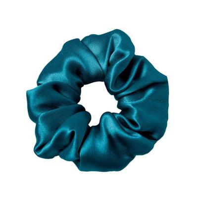 China New Arrival Solid Color Environmentally Friendly Luxury Silk Hair Scrunchies Tie Hair Women Elastic Scrunchies for sale