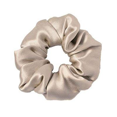 China 100% Silk Hair Scrunchie 6A Luxury High Quality Eco-Friendly Silk Elastic Satin Scrunchy Hair Scrunchie for sale