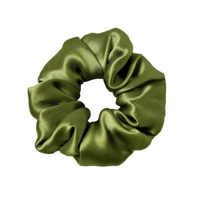 China Environmentally Friendly Ponytail Loose Elastic Holder Ties Hair Accessory Women Fashion Silk Hair Scrunchies for sale