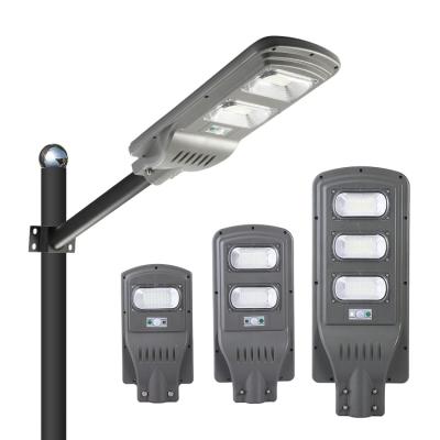 China ROAD High Quality Smd Ip65 30w 60w 90w Waterproof Outdoor ABS Integrated All In One Solar Led Street Light Price for sale