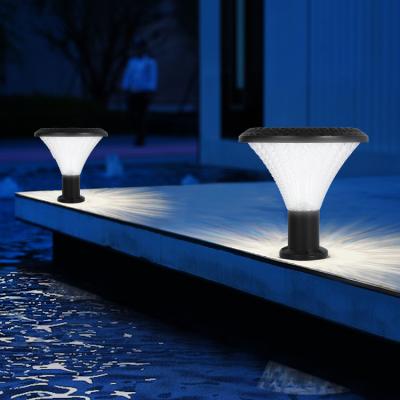 China High Quality Energy Saving Outdoor Waterproof ABS Ip65 20w Garden Led Solar Pillar Light for sale