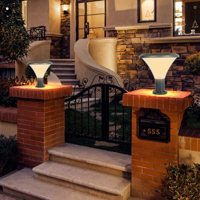 China Garden Factory Price ABS Ip65 20w Outdoor Waterproof Pillar Led Solar Garden Lighting for sale