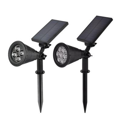 China Wholesale Waterproof Outdoor ABS 4w 7w RGB Spike Led Solar Garden Bojun Factory Yard Light for sale