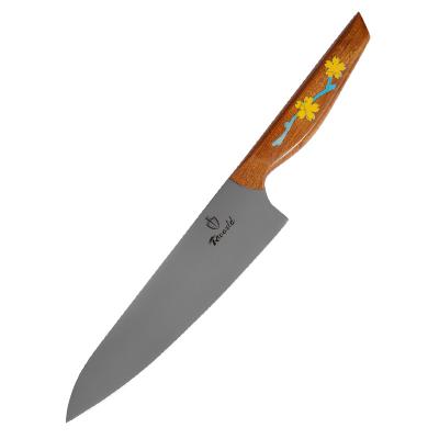 China Viable Light Women's Stainless Steel Special Chef's Knife Kitchen Knife Wooden Handle Kitchen Knife for sale