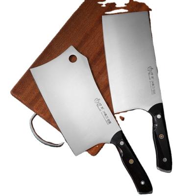 China Viable High Quality Kitchen Forged Bone Chopper Bone Cutting Knife with Black Plastic Handle for sale