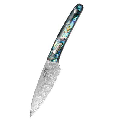 China Damascus Kitchen Chef Knife Chopping Meat Cleaver Knife Viable Steel Utitlty Professional Knife for sale