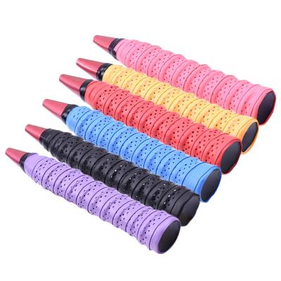 China Wholesale TASTY Badminton Racket Overgrip Badminton Racket 0.75mm Single Pack Badminton Grips for sale