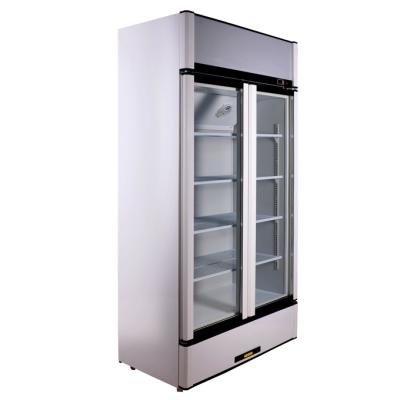 China Supermarket 600L Single-temperature Commercial Display Equipment Single-temperature Upright Display Factory Sale Display Refrigerator Glass Door Showcase Fridge for sale