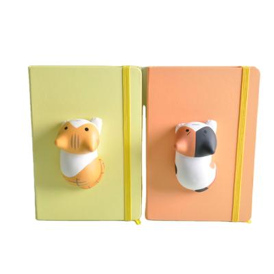 China Decompression Cute Animal 3D Squishy Stationery Custom Stationery Cute Animal Squishy Paper Diary Notebook Slow Rising School Office Kids School Office Kids for sale