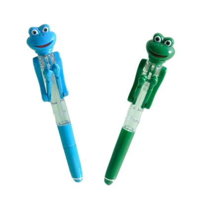 China New hot sale animal frog design boxing ball pen for sale