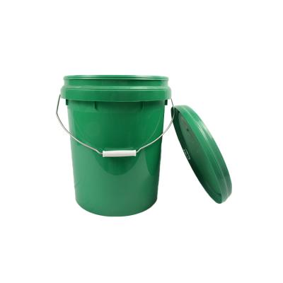 China China professional pp cylindrical plastic 18l buckets wholesale with cover for sale for sale