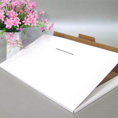 China Custom reused materials logo art packaging envelopes box, corrugated envelope packaging box for wholesale for sale