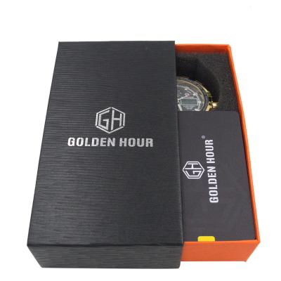 China New Recyclable Custom Watch Case Box Container OEM Brand Box Fashion Watch Packing Case Package Watch Case for sale