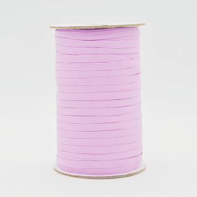 China Elastic 6mm custom color elastic band, Pantone color card any color can be customized, thickened color elastic band watch band nylon bra for sale