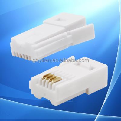 China RJ11 Jack 6P4C Telephone Socket Audio Socket for sale