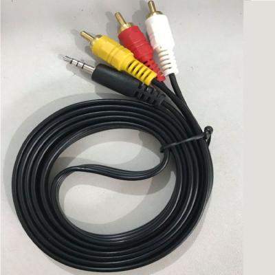 China High Speed ​​Mono Camera 9ft 3m 3.5mm 2 Male To RCA AV Audio Cable For HDTV for sale