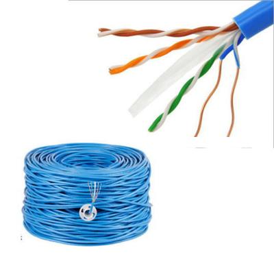 China Telecommunication 1000ft Cat6e 24AWG Multi Core Cat 6 Network Cable FTP Cat5e Lan Cable Cat 6 Network Cable for sale