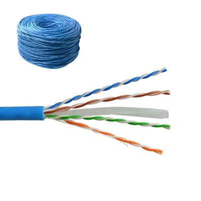 China Hot sales high quality new design CCA/CCS/CCAM/Because/OFC/CCC solid pe isolated 4 pair utp cat6 network cable 305m with great price for sale