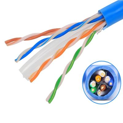 China Hot selling computer network internet cable cat6 cable / cabling system etc. cat6 connector flexible utp cable roll. made in china for sale