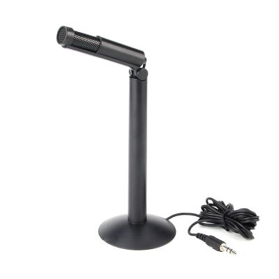 China SF-950 MINI Handheld Microphone Table Lamp Design Wired Microphone 3.5mm Metal Microphone Computer Microphone for sale