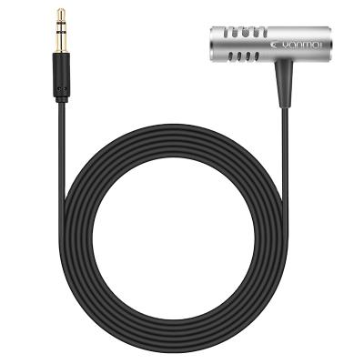 China Economical Lapel Omnidirectional Phone Microphone Lapel Metal Condenser Lavalier Microphone for sale