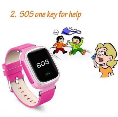 China GPS Navigation Baby Watch Q60 Kid Smart Watch With Sim Card Slot for sale