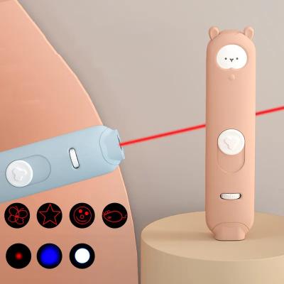 China Hot Sale Stocked Pet Toys Multifunctional Funny Pet Cat Teaser Stick Laser Light Interactive Feather Bell for sale