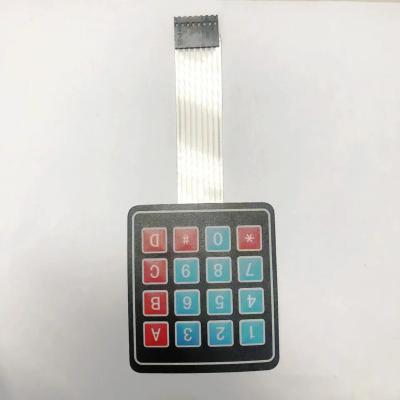 China Custom Membrane Keypad Switch Button Membrane Control Panel Used For Industrial Tooling Keypad PLC Housing Or Touch Button Appliance for sale