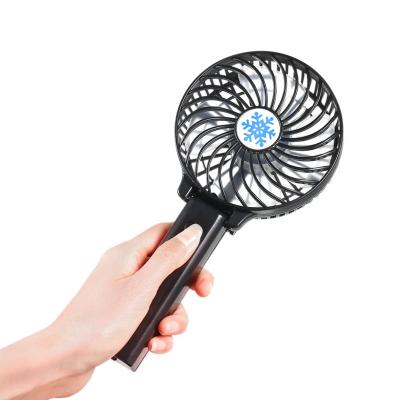 China Mini Car USB Electric Folding Hand Held Rechargeable Fan For Hot Weather for sale