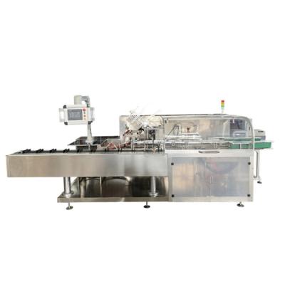 China Food 30-80 Packages / Min Horizontal Automatic Boxes Packaging Carton Packaging Automatic Cartoning Machine for sale