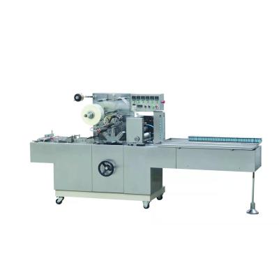 China PVC Film Cardboard Candy Box Cellophane 3D Packing Machine Chemical Transparent Bar Type With Tear Packing Machine for sale