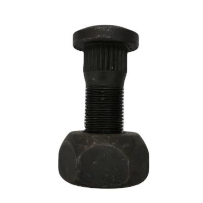 China Crawler Excavator New Black Bolt With Nut 1v3323+6k9316 Tire Bolt And Nut Wheel Bolts for sale